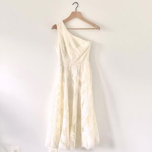 Dress the Population Tea Length Lace Dress Small